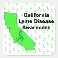 California Lyme Disease Awareness Sticker