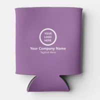 Modern Custom Logo and Text Branded Marketing Gift Can Cooler