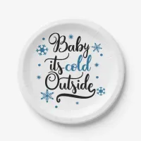 baby its cold outside paper plates
