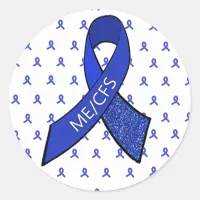 ME/CFS Blue Ribbon Awareness Stickers