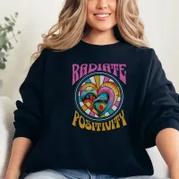 Radiate Positivity Sweatshirt Pink and Orange