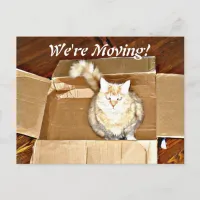 "We're Moving" Announcement Postcard