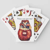 Viking Warrior - Now you got me! Poker Cards