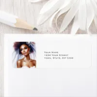 Modern Bride Wedding Label