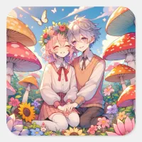 Cute Cuddly Anime Couple