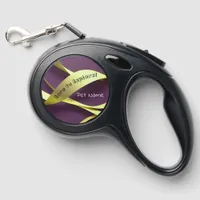 Chic Artistic Geometric Optical Illussion Retractable Pet Leash