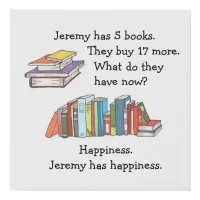 Books = Happiness, Love to Read Quote