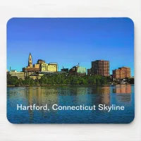 Hartford Connecticut Skyline Mouse Pad