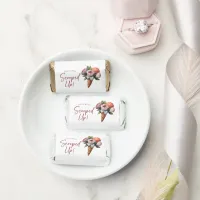Rustic Elegant Ice Cream Bridal Shower Hershey's Miniatures