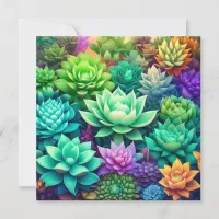 Aloe Vera and Succulents Collage