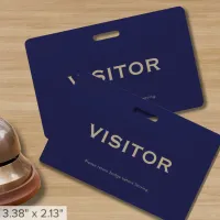 Professional Visitor ID Badge