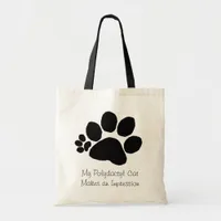 Bag - Polydactyl Right Paw Print