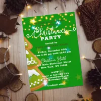 Green Festive Corporate Christmas Party Invitation