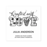 Crafted With Love ID193 Self-inking Stamp