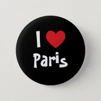 I Love Paris Button