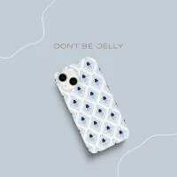 Don't Be Jelly Blue Jellyfish Damask Case-Mate iPhone 14 Case