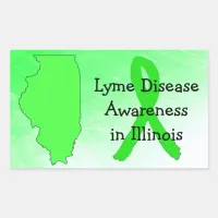 Lyme Disease Awareness in Illinois Stickers