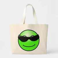 Green Face Tote Bag