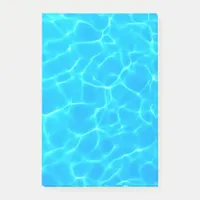 Aqua Water Pattern With Reflection Waves Post-it Notes