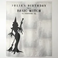 Basic Witch Halloween Birthday Party Backdrop