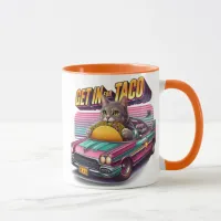 Feline Fiesta in Pink Ride Mug