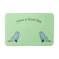 Bath Mat - Blue Birds