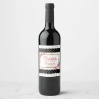 Cheers Personalized Wedding Wine Bottle Labels