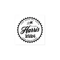 Kamala Harris 2024 | You Have my Vote  Rubber Stamp