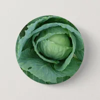 Cabbage Pinback Button