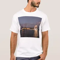 Willemstad Curacao - Queen Juliana Bridge at Night T-Shirt