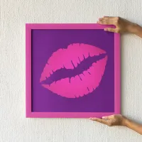 Pink Lips Poster