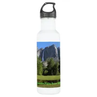 Yosemite Falls from Valley in California Stainless Steel Water Bottle