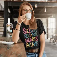 Sizzling Sensation: Hearts Aflame T-Shirt