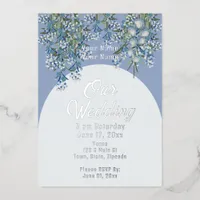 Minimalist Elegant Chic Foil Invitation