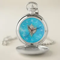 Conch Shell "Beach Life" Pocket Watch