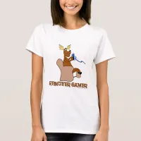 Funny Reindeer Gamer T-Shirt