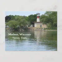 Tenney Park,  Madison Wisconsin Lighthouse Postcard