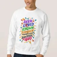 Divine Affirmation: Embracing Spiritual Identity Sweatshirt