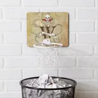 Jolly Roger Monogram Initial  Mini Basketball Hoop