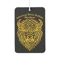 Stylish Design of a Gold Bison Buffalo Head Air Freshener