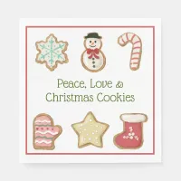 Cute Christmas Cookies Napkins