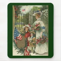 Vintage Honoring Memorial Day Mouse Pad
