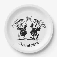 Graduation Couple Class of 20XX Paper Plates