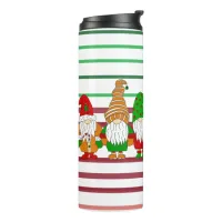  Cute Festive Christmas Gnomes  Thermal Tumbler