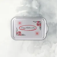 Floral Grey & Red Happy Mother's Day | Cake Pan