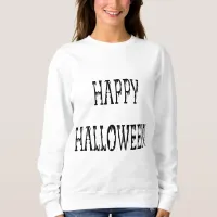 Happy Halloween Deadworld Text Sweatshirt