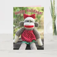 Sock Monkey - Ichigo Christmas Cards