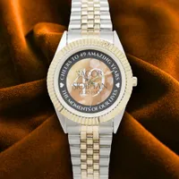 Elegant 49th Copper Wedding Anniversary Watch