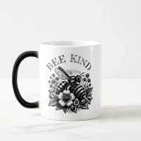 Bee Kind | 'Vintage Honey and Flowers Personalized Magic Mug