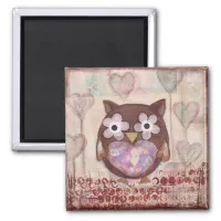 Lovely Owl Magnet